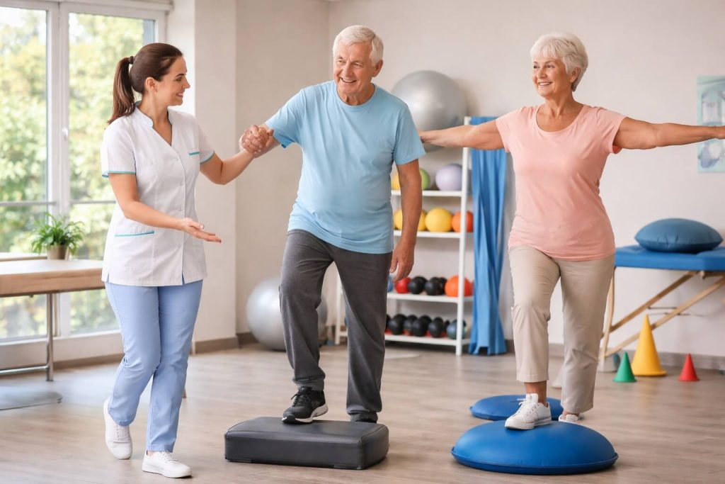 Fisioterapia para Equilíbrio em Idosos