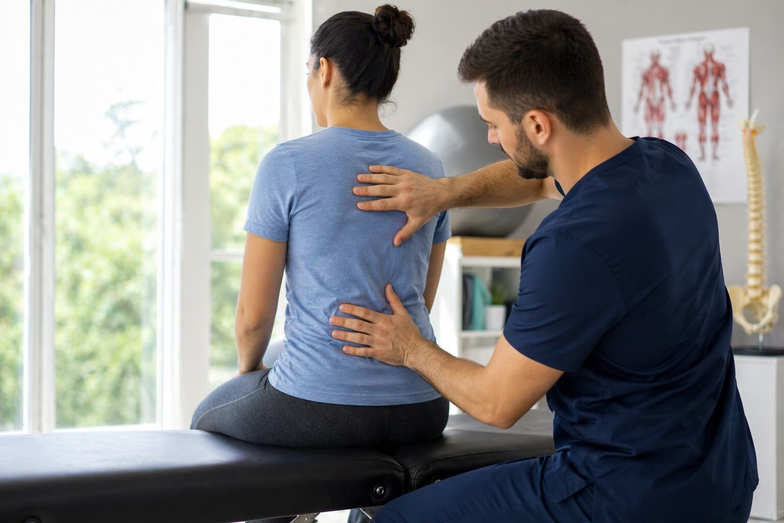 Entenda como a fisioterapia trata lesões na coluna